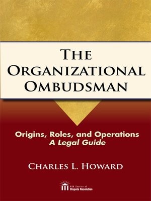 cover image of The Organizational Ombudsman